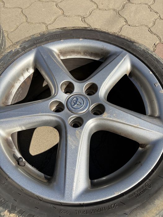 Jante Toyota avensis pe 17 cu cauciuri de vara dot 2022