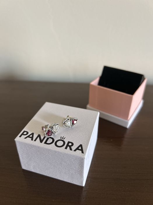 Pandora сребърни обеци