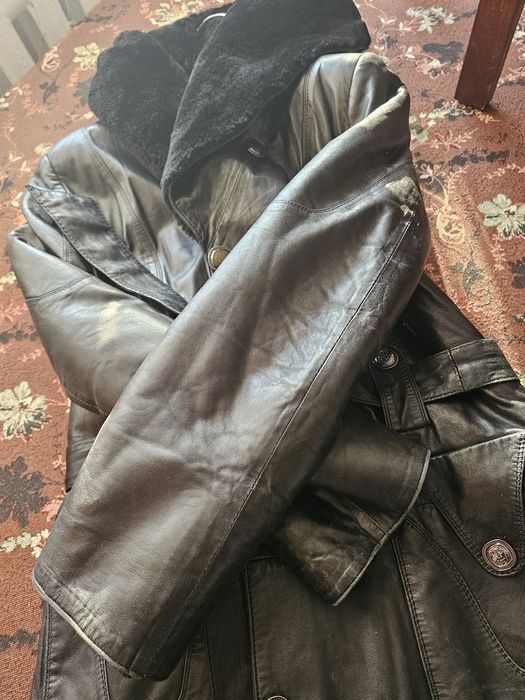 Продам кожаную дублёнку
