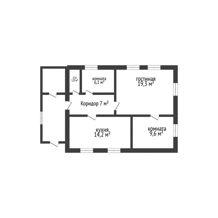 Продам 3 ком дом За тобольск