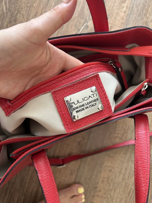 Дамска чанта естествена кожа