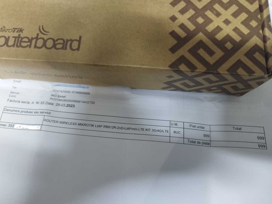 Router Mikrotik LTE