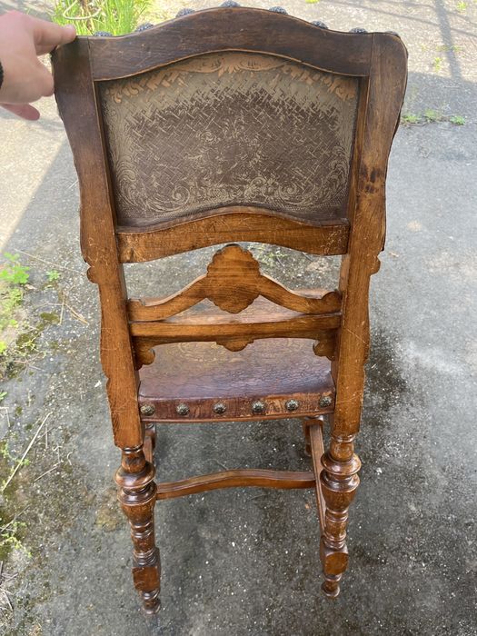 Set mobilier săsesc din lemn masiv - cca. început de secol XX