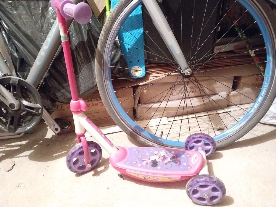 Детска тротинетка с 3 колела за момиче