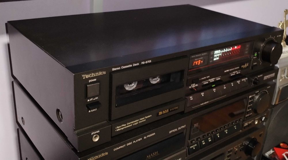 Casetofon deck 3 capete Technics RS-B705 vintage colecție