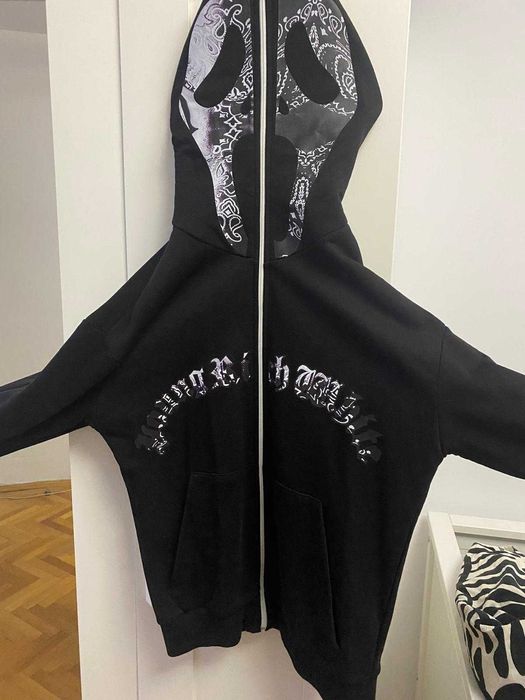 Hanorac Young Rich White Negru