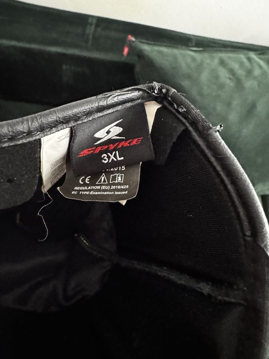 Manusi moto Spyke din piele cu protectii 3XL