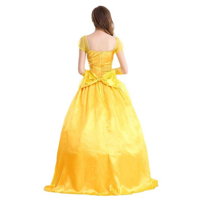 Rochie de prințesă pentru femei, costum Belle, adult, Halloween