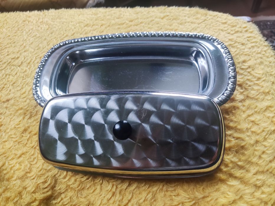 Винтидж метална кутия за масло