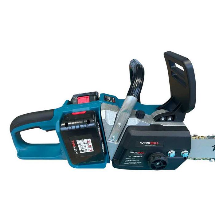 Акумулаторна Резачка 50см. за Дърва 36V 10Ah+ 2 Батерии и зарядно