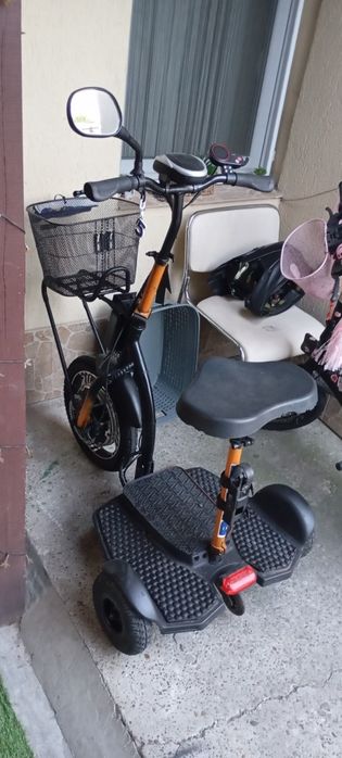 Scuter electric ideal pentru cumparaturi