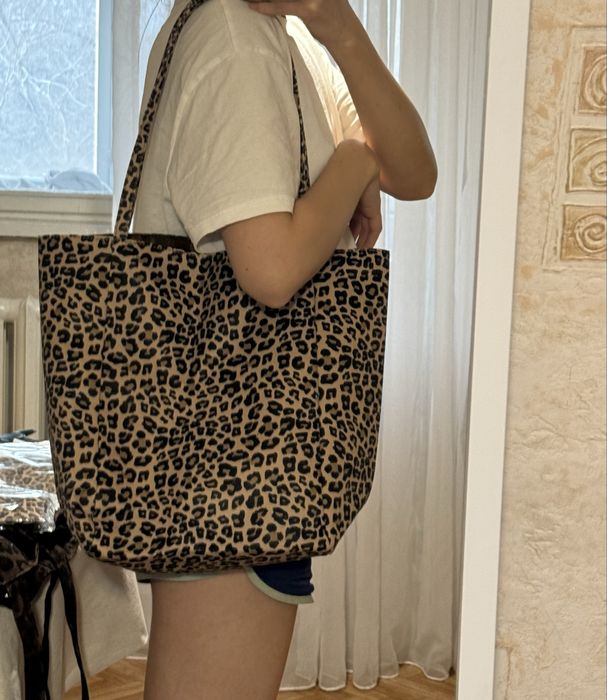 Шоппер, сумки в леопардовом принте