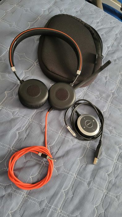 Casti Stereo Jabra Evolve 40, On-Ear, Negru