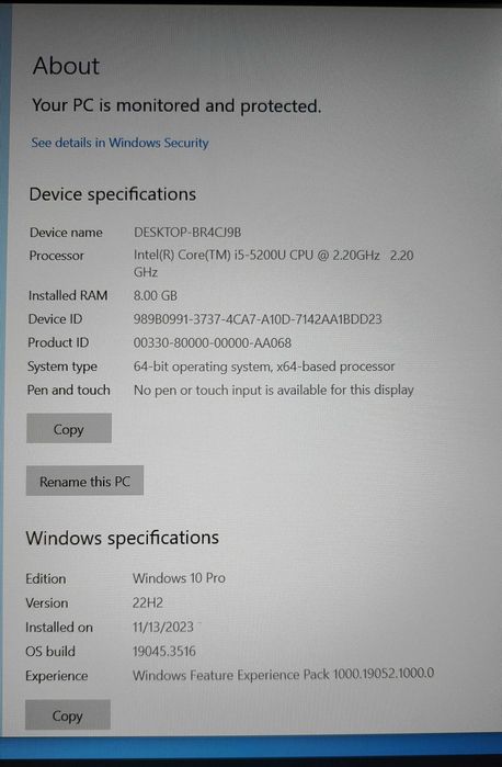 Laptop Lenovo IdeaPad 100-15IBD, cu procesor Intel® Core™i5-5200U