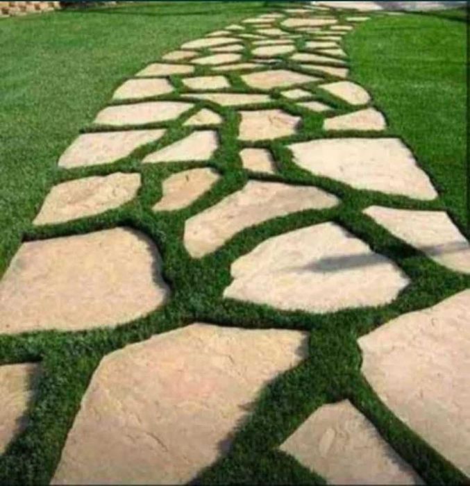 Amenajare gradina cu  gazon rulou si plante ornamentale