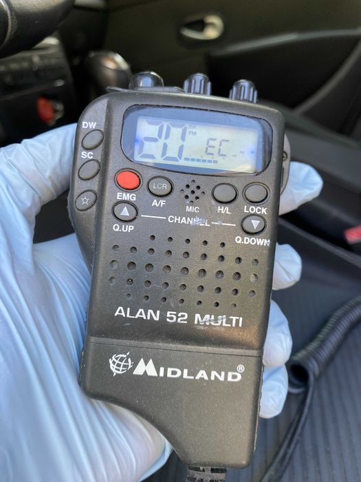 statie Midland Alan 52 Multi CB Transceiver + atena cu talpa magnetica