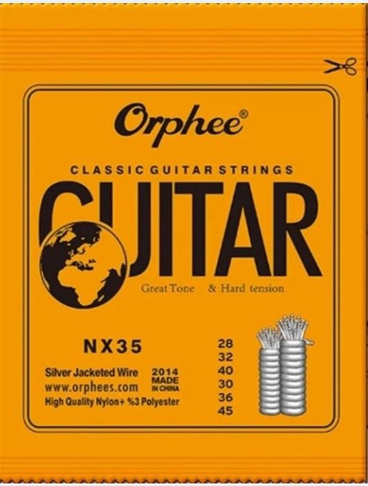 Corzi chitară Orphee clasică și acustică