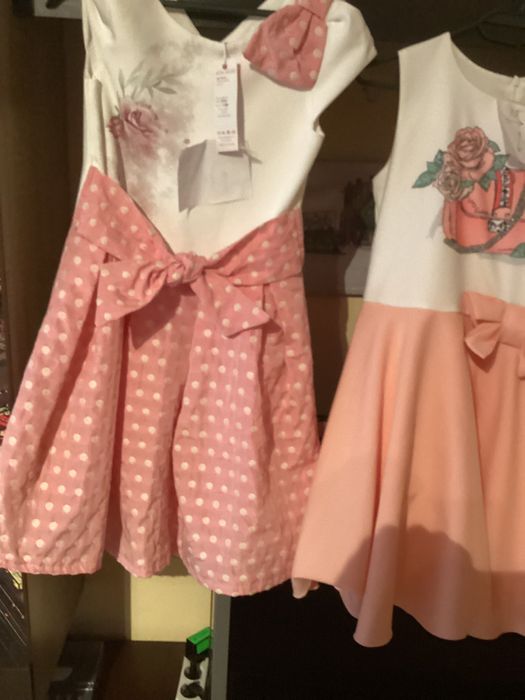 НОВА с етикет Рокля 146 ,рокли 140!маркови