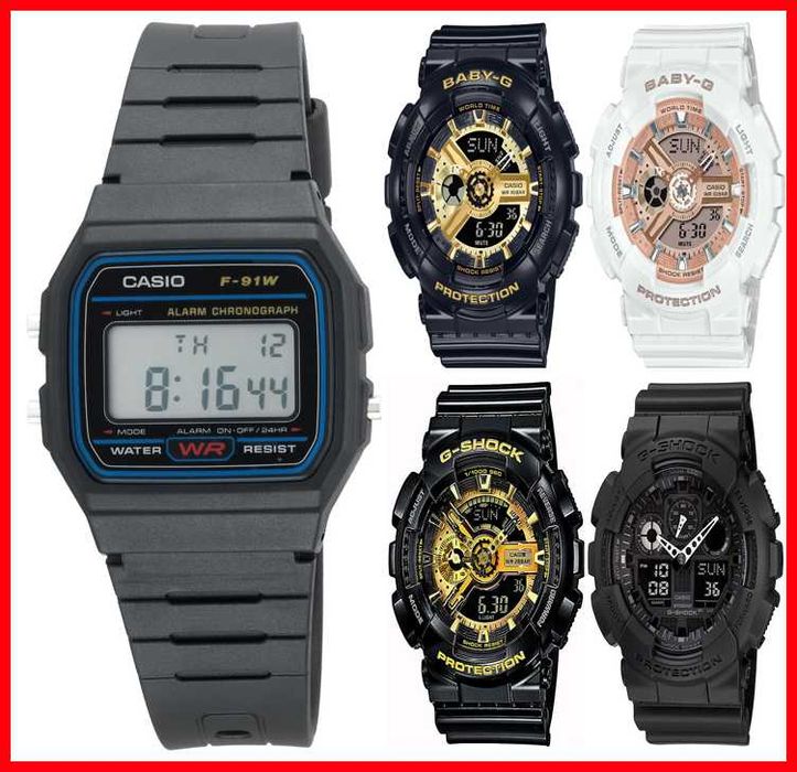Casio F-91W-1.Оригинален Часовник Касио F-91W QQ Класически Модели Q&Q