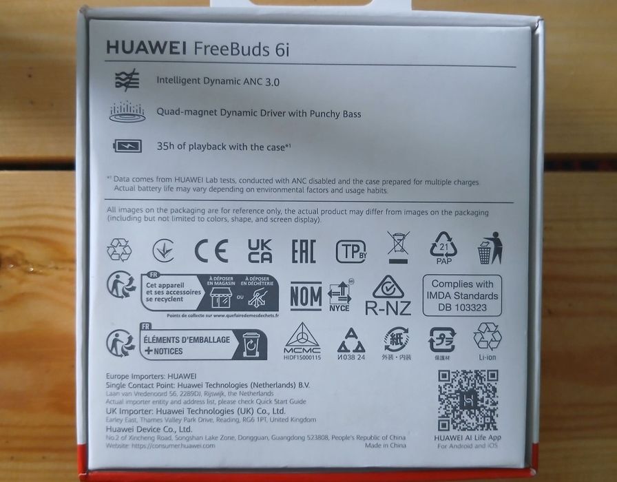 Huawei FreeBuds 6i kafolati bilan