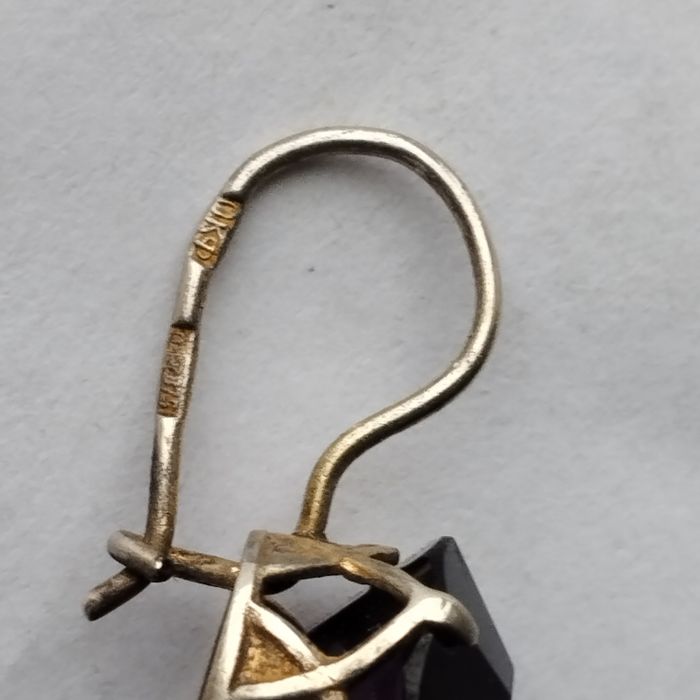 Серьги серебро СССР.