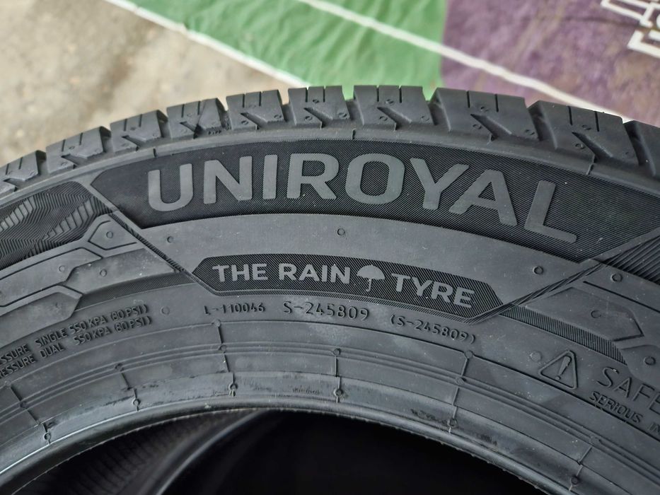 4 Нови бусови гуми 215/65 R16C Uniroyal AllSeasonMax 109T 8PR DOT4024