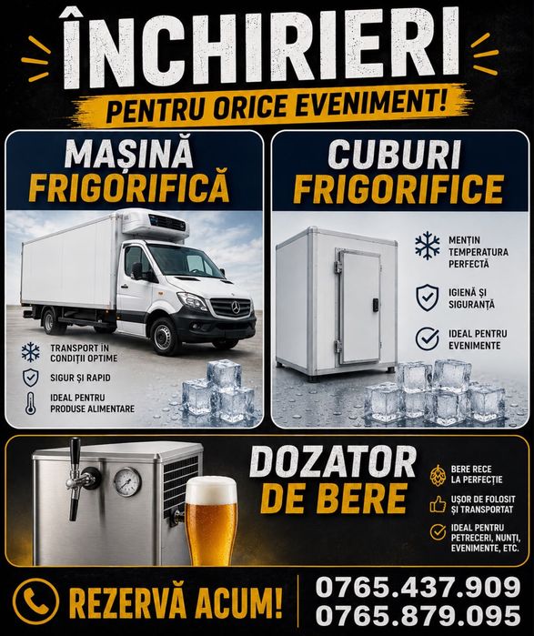 Inchiriez Frig si dozator de bere