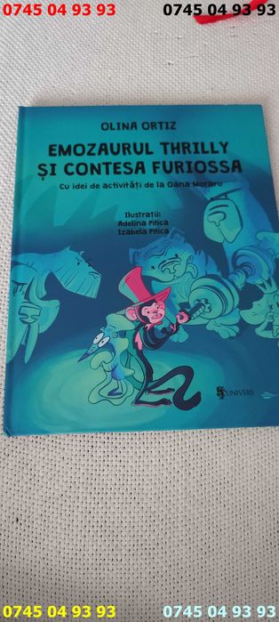 carte carti emozaurul thrilly si contesa cartonata carte noua