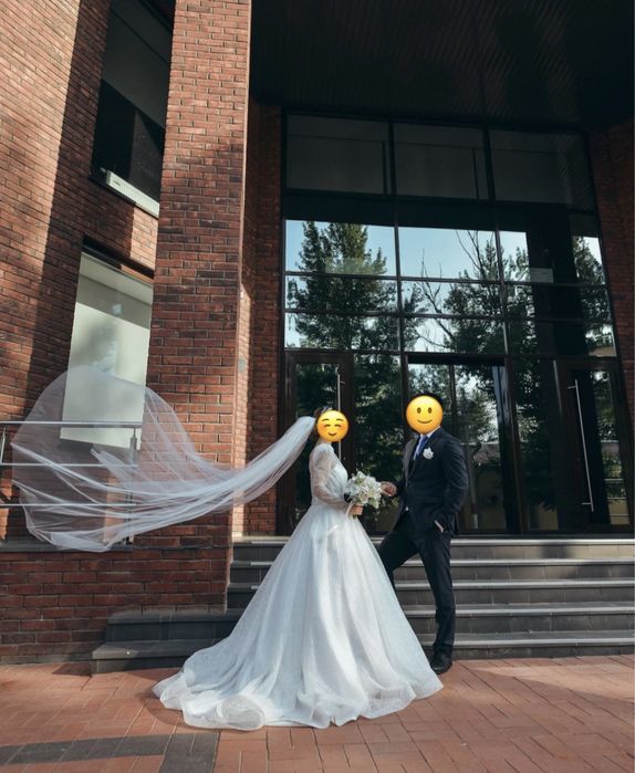 Свадебное платье 80.000тг