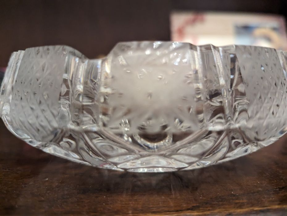 Продам 3 чешские пепельницы хрусталь