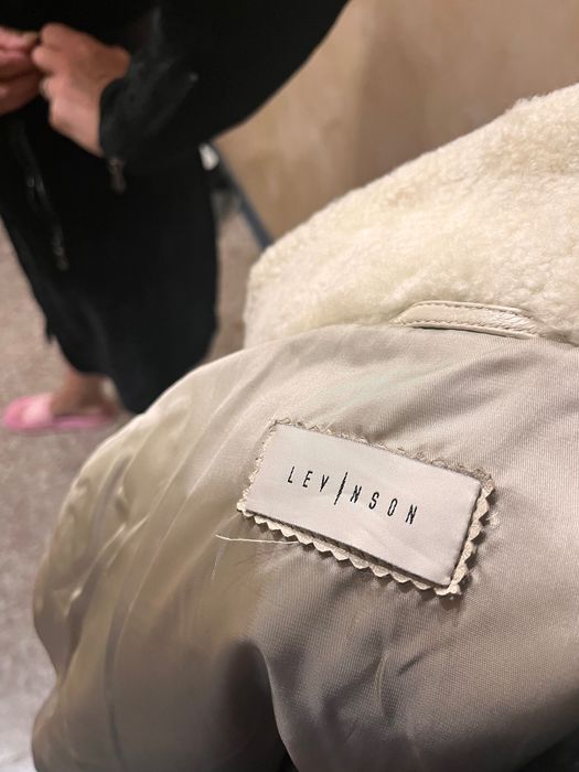 Палто от естествени кожа и пух