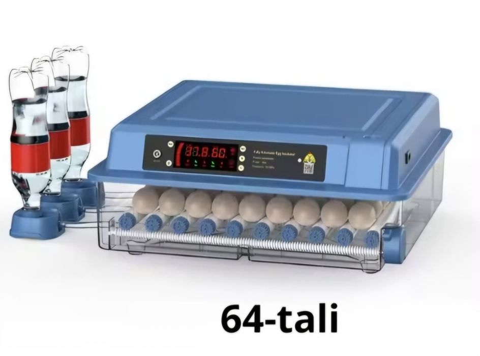 Yangi Avtomatik inkubator sotiladi (64 talik)