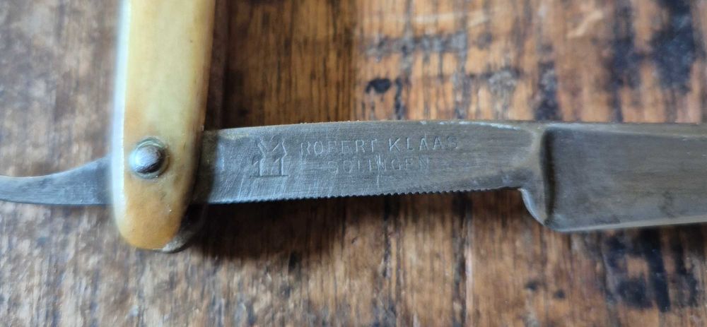 уникален стар бръснач SOLINGEN ROBERT KLAAS Солинген преди 1939 година