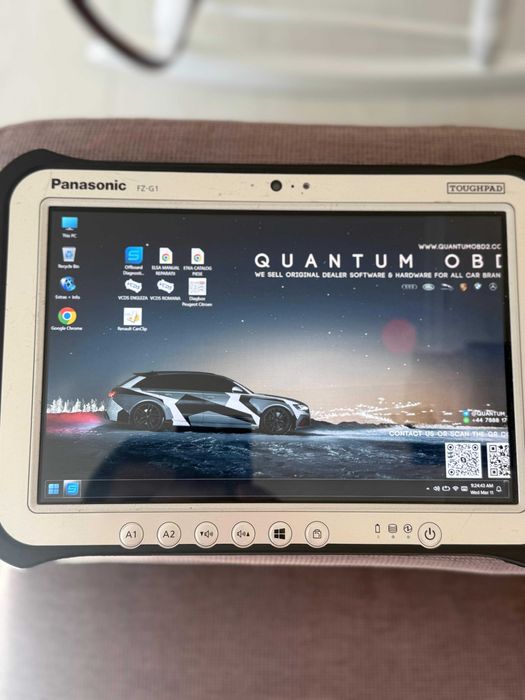 Tabletă Panasonic Toughpad FZ-G1 Diagnoză Auto VAG PSA Renault