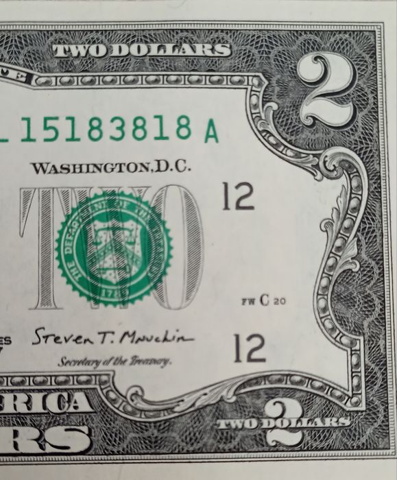 1-2-5 долларовые купюры для колекции