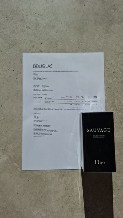 Dior Sauvage + Factura
