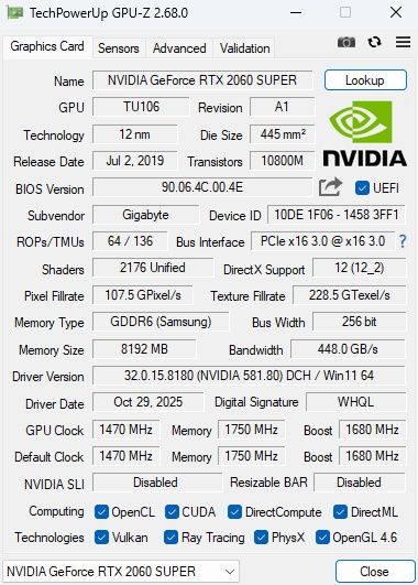 Продам Rtx 2060 super