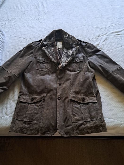 Geaca piele matlasata Tom Tailor barbati