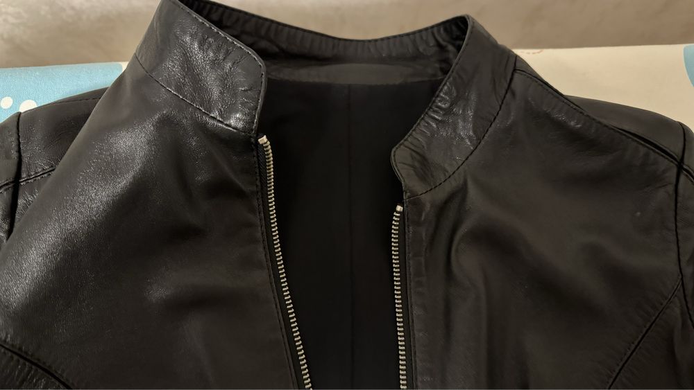 Куртка кожаная