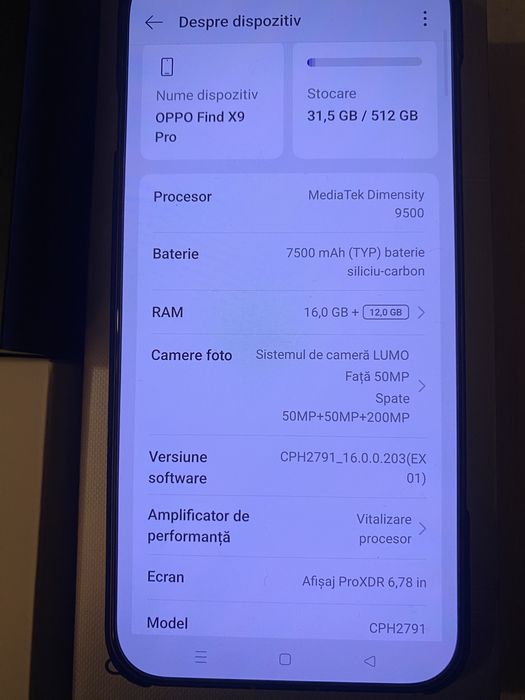 Oppo find x9 pro +smart watch + incarcator ,set