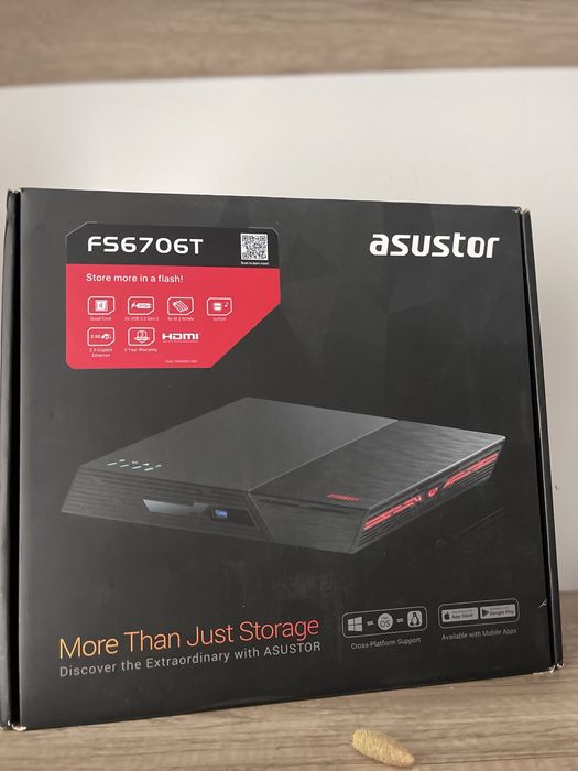 NAS Asustor FS6706T Flashstor – performanță ridicată | stare excelentă