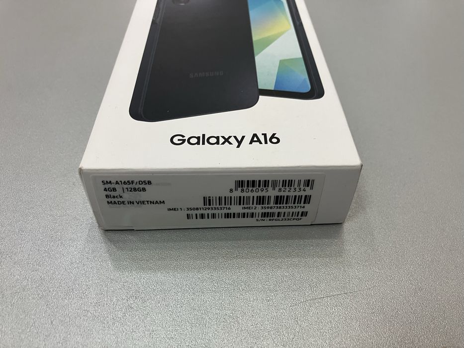 Samsung Galaxy A16, 128 gb, 4 gb ram, Black, nou la cutie