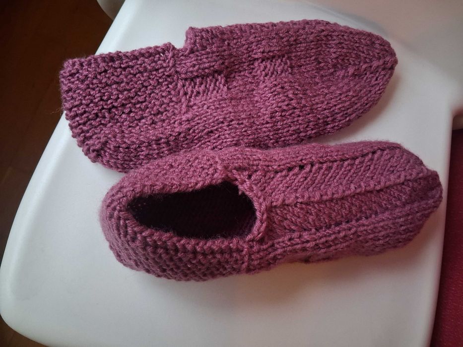 Дамски плетени терлици