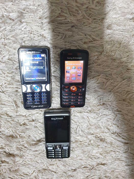 Sony Ericsson C 702 , K 550i si W 200i Walkman+Nokia 200
