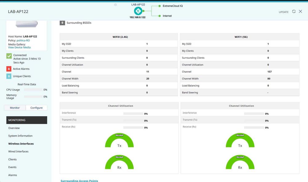 wifi AP122 ac Aerohive, Extreme Networks cloud