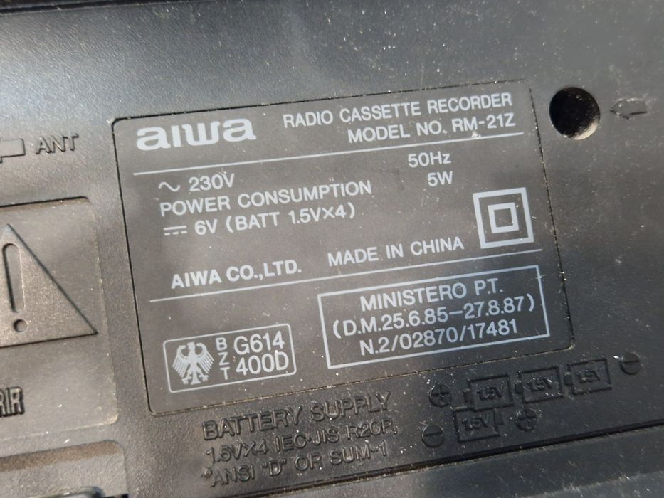 Radio  - casetofon Aiwa