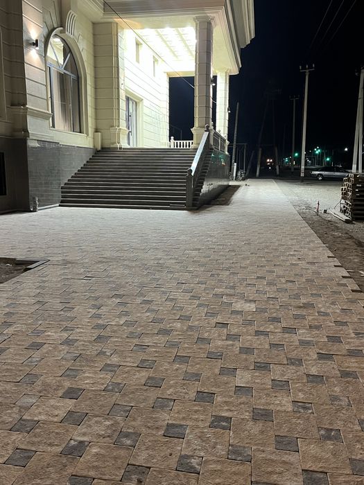 Укладка брусчатки , брусчатка плитка