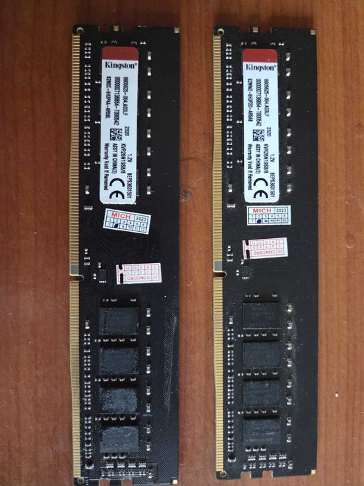 DDR4 8Gb 2666Mhz Kingston Dimm
