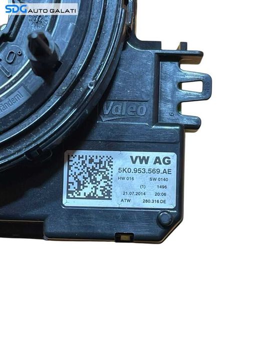 Spira Spirala Panglica Volan Audi A1 2011 - 2018 Cod 5K0953569AE [B1326]