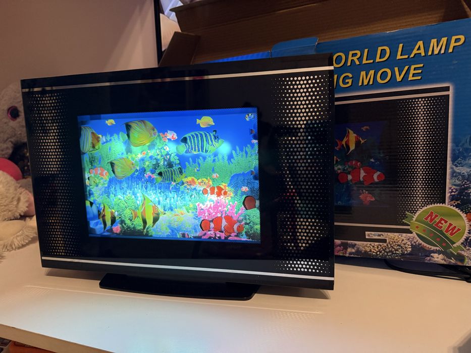 Lampa led cu miscari de imagine